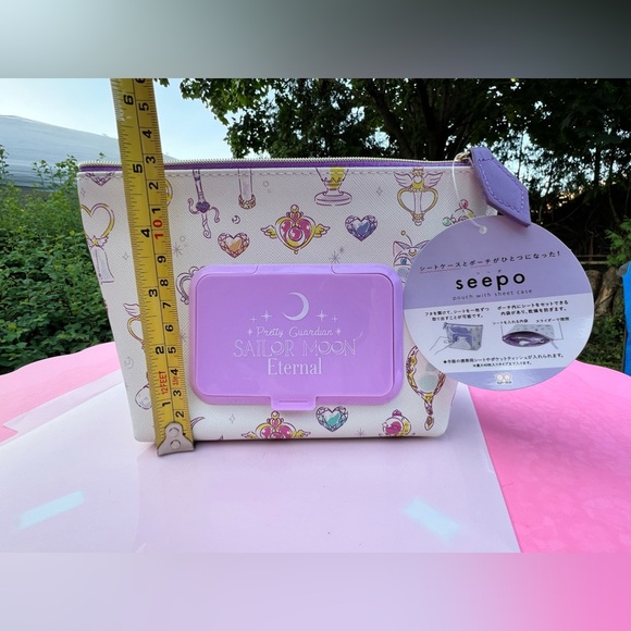 Pretty Guardian Sailor Moon Eternal Make Up Pouch Cosmetic Case Seppo - Picture 5 of 11